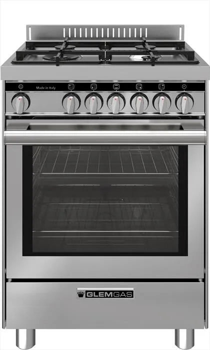 GLEM GAS modello ST664VI, Cucina a gas classe di efficienza energetica A-INOX