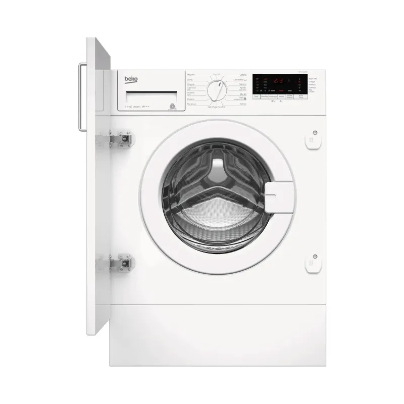 Beko lavatrice, WIT8A4BW - per installazione a incasso Scomparsa totale 8 Kg 1400 giri/min classe di efficienza energetica A