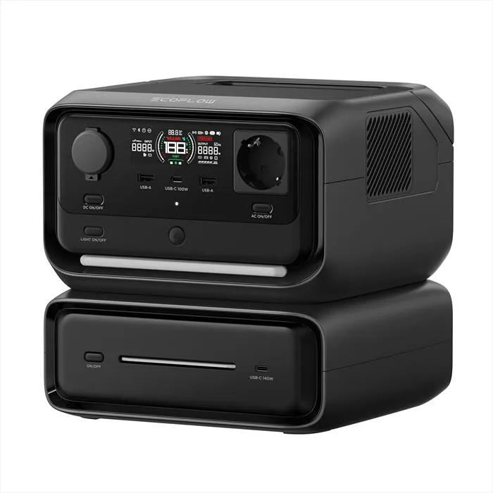 ECOFLOW, Power station RIVER 3 MAX, colore nero