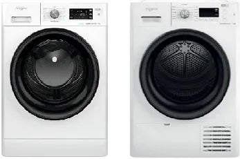 WHIRLPOOL lavatrice, FFB modello D95 BV IT + Asciugatrice FFT M11 9X2B IT