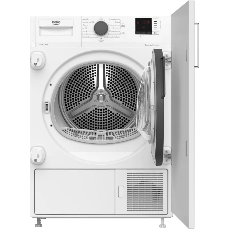 Beko asciugatrice, DIHS 7414 GA0 - per installazione a incasso 7 KG a Pompa di Calore classe di efficienza energetica A++