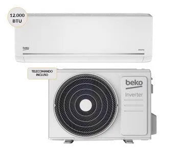 Beko condizionatore, BEHPG125 12000 BTU 3.5 kW classe di efficienza energetica A++A+ WiFi Integrato R32