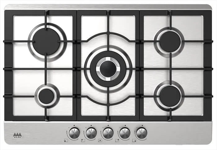 piano cottura a gas, modello AMGH75F53G 75 cm-Inox, AAAMAZE