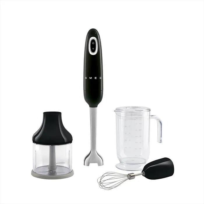 Smeg frullatore, ad immersione HBF03BLEU, colore nero