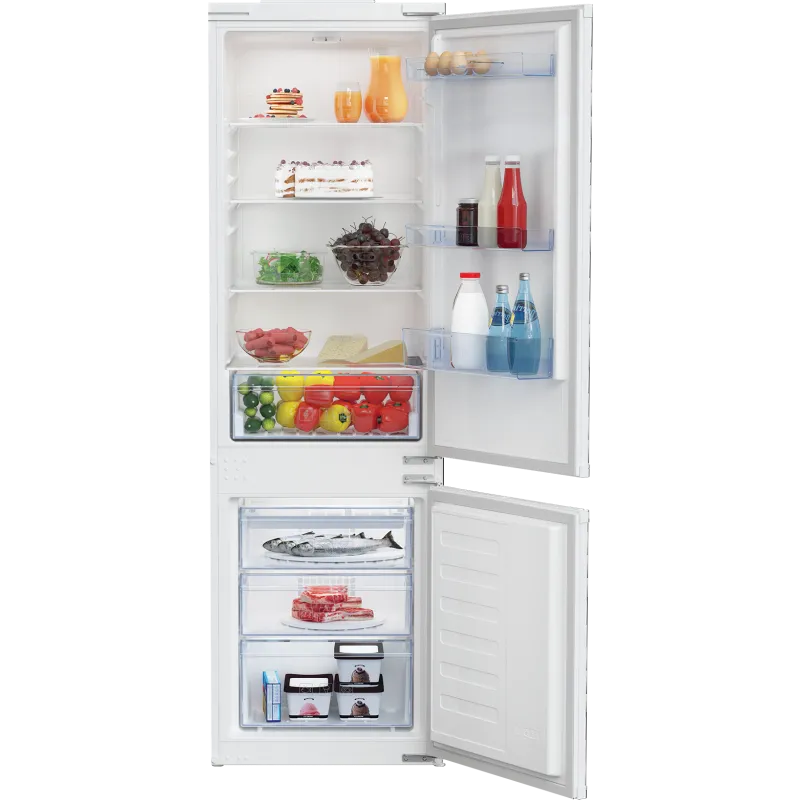 Beko frigorifero, BCSA285K4SN - per installazione a incasso Combinato Statico h 177.5cm