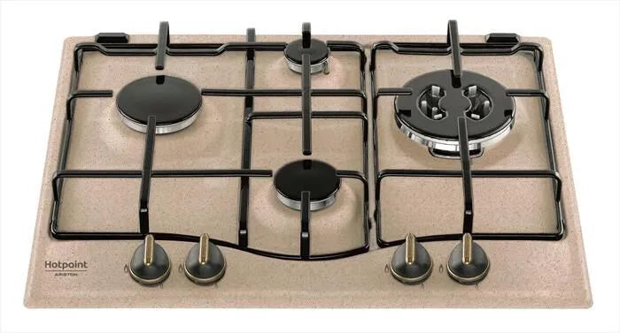 Hotpoint piano cottura a gas, PCN 640 T, AV, R /HA 4 zone di cottura-Avena