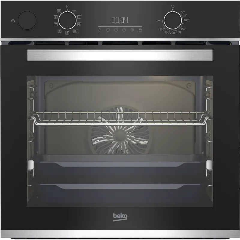 Beko forno elettrico, BBIS13300XMSE - finitura nera Beyond Multifunzione Assistito a Vapore 60 cm Funzioni 9 classe di efficienza energetica A+