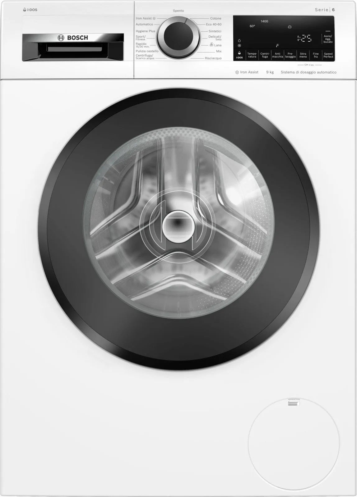 Bosch lavatrice, Serie 6 WGG244F0II 9kg 1400 giri classe di efficienza energetica A a a carica frontale