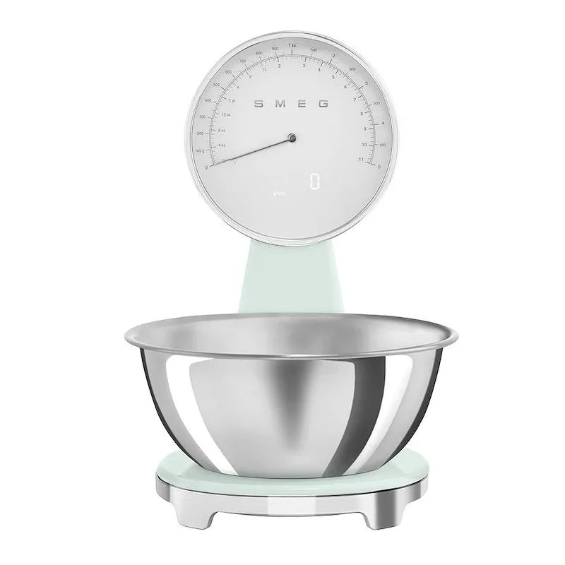 SMEG bilancia da cucina, modello Ksf01pgww Verde Pastello
