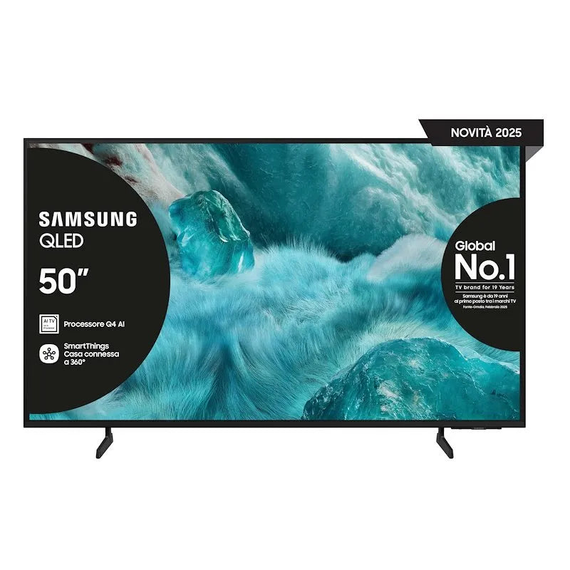 SAMSUNG modello Qe50q7faauxzt, TV Qled 50' finitura nera