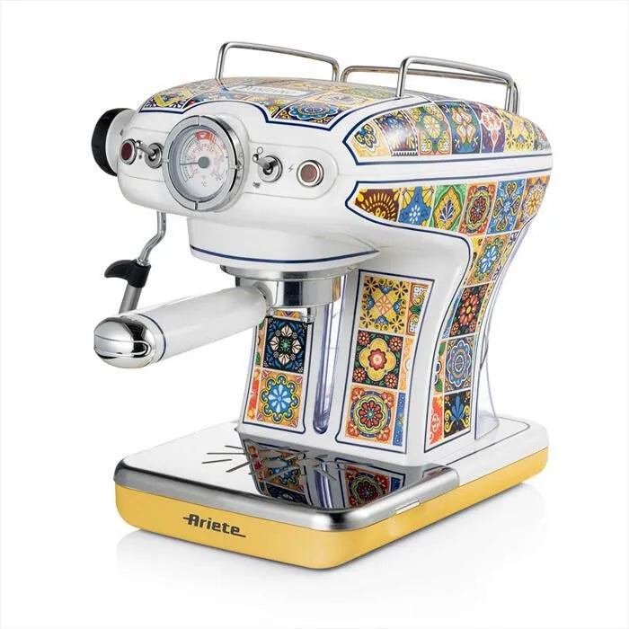 ARIETE, linea 1389/1P MACCHINA DA CAFFE ESPRESSO POSITANO-Multicolour,Yellow
