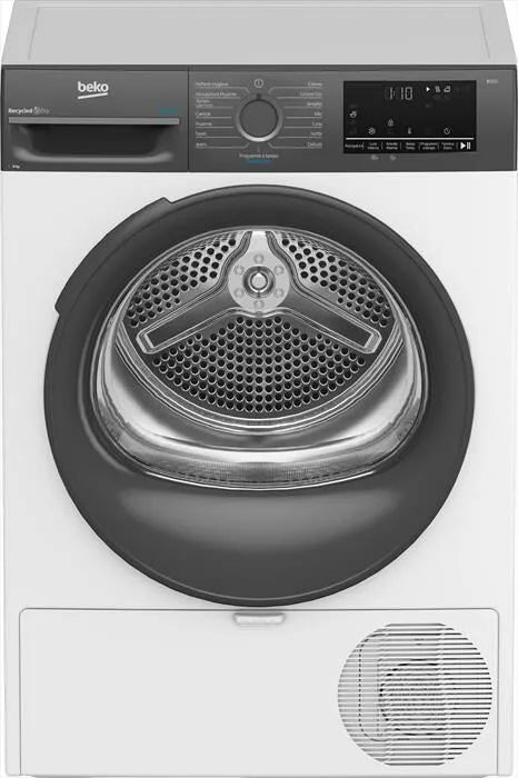 BEKO asciugatrice, BMEUT481SAI_IT 8 Kg classe di efficienza energetica C-finitura grigia, finitura bianca