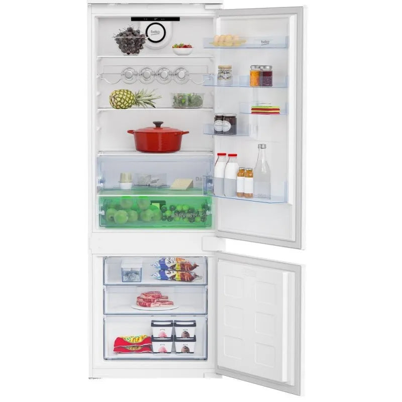 Beko frigorifero, BCSE400E40SN - per installazione a incasso Combinato classe di efficienza energetica E apertura a destra