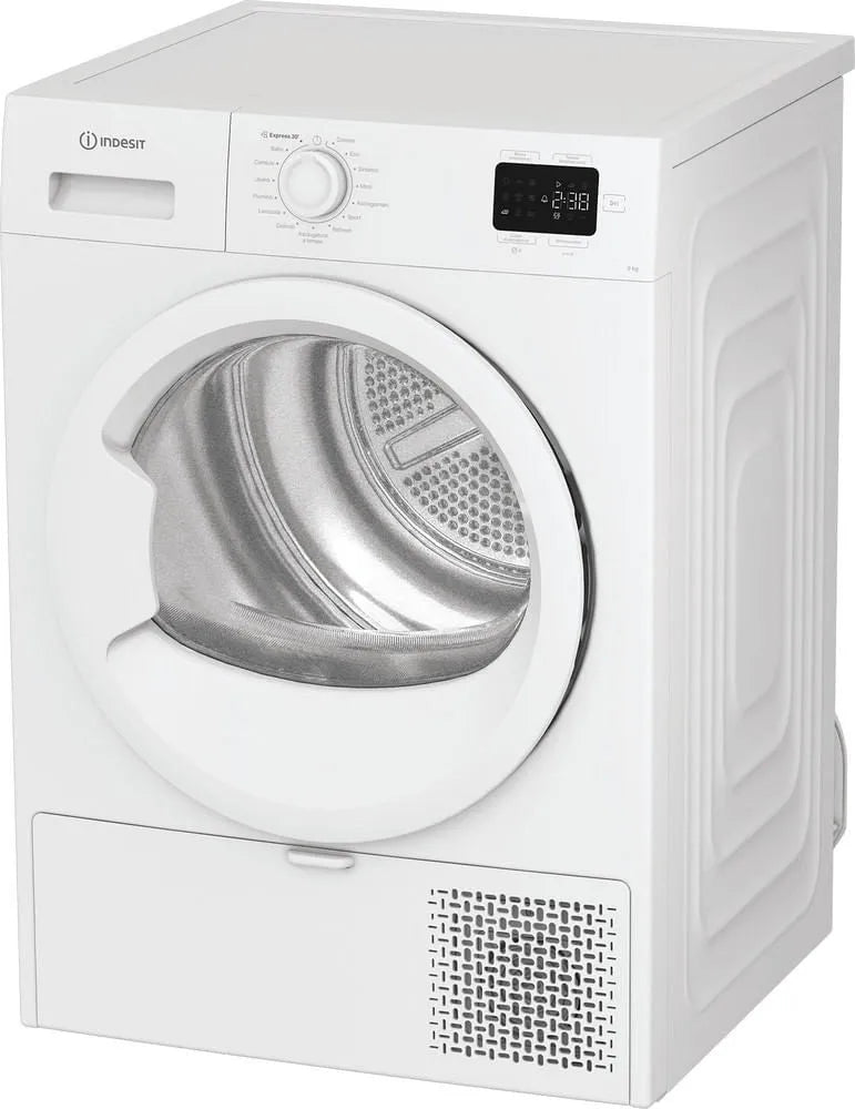 Indesit asciugatrice, C YD 92D WW IT a Pompa di Calore 9kg classe di efficienza energetica E finitura bianca