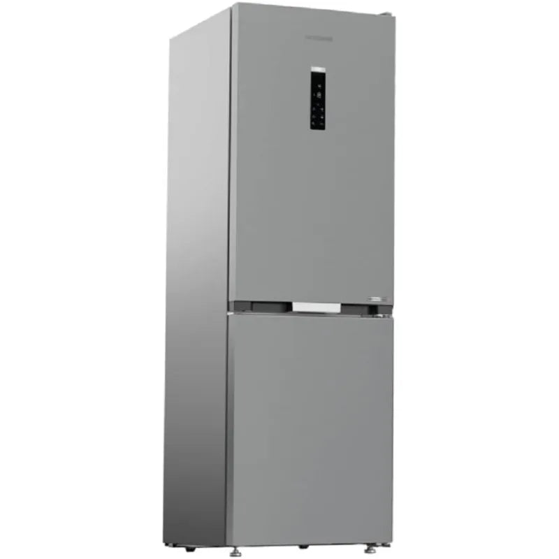 Grundig frigorifero combinato, GKPN66840LXPW - Total No-Frost 324L 60 cm classe di efficienza energetica C Inox look