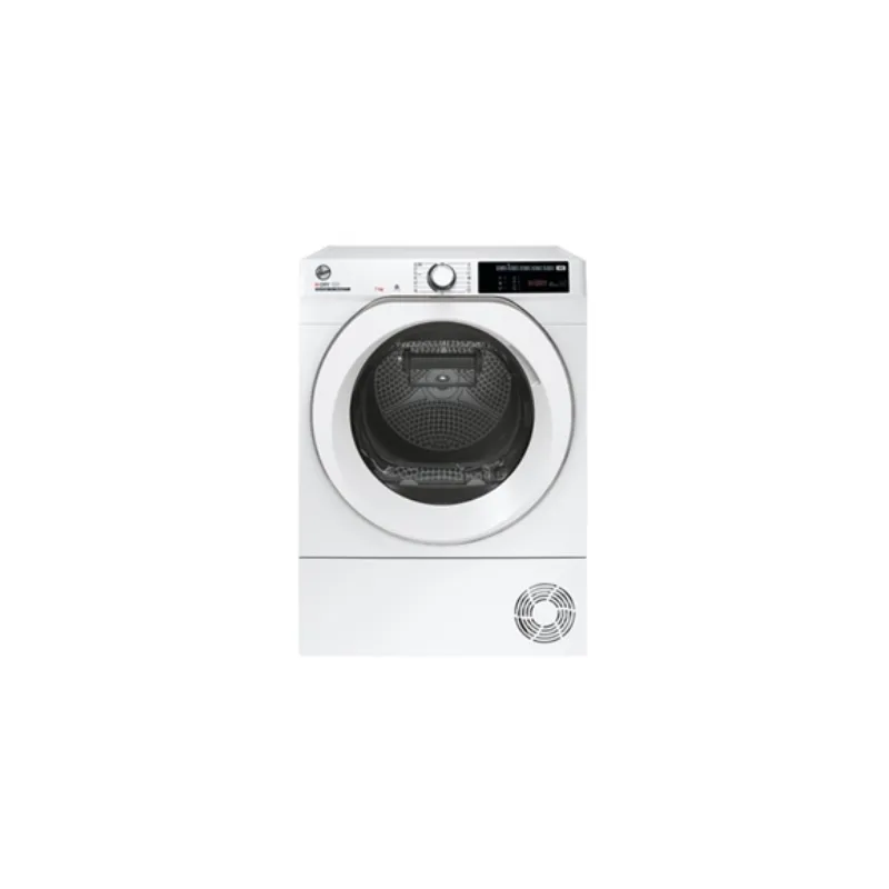 Hoover asciugatrice, ND4 H7A1TCEX-S - a installazione libera Slim Inox Capacità 7 kg classe di efficienza energetica A+