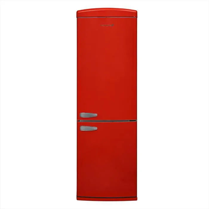 TECHLIFE frigorifero combinato, TFCB373R Classe E 331lt, colore rosso