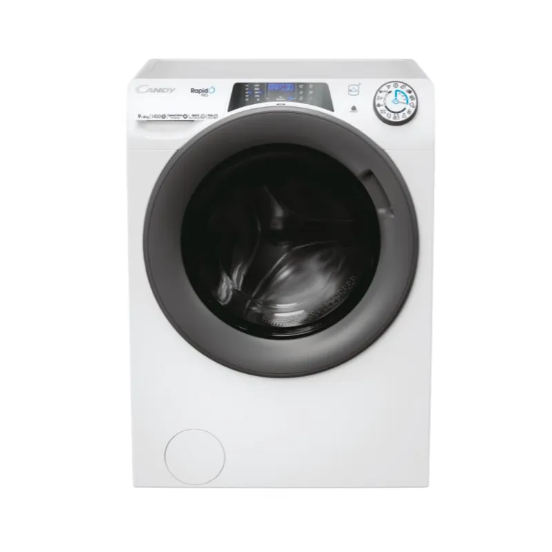 Candy lavasciuga, RPW4966BWMR/1-S - RapidÓ PRO installazione libera 9 Kg 1400 RPM classe di efficienza energetica D Bianca