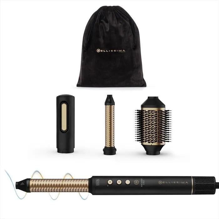 Imetec modello -finitura nera 4IN1, BELLISSIMA, STYLER AD ARIA DIGITALE PRODIGY -finitura nera Matt, Gold