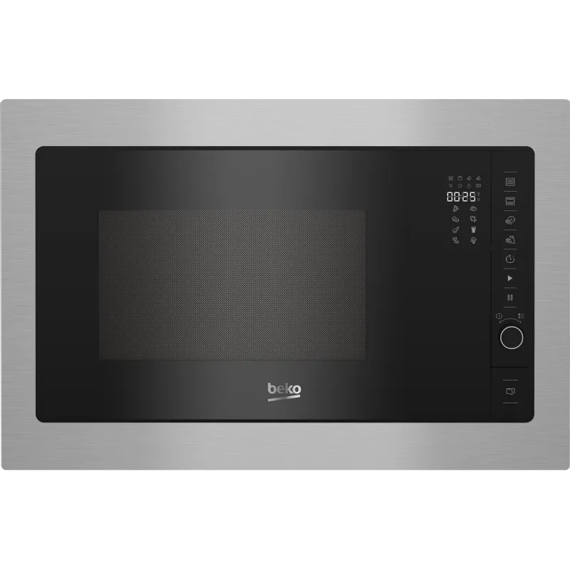 Beko forno a microonde, BMGB25332BG / BMGB 25332 BG - per installazione a incasso dotato di grill 25 Litri Inox 900w