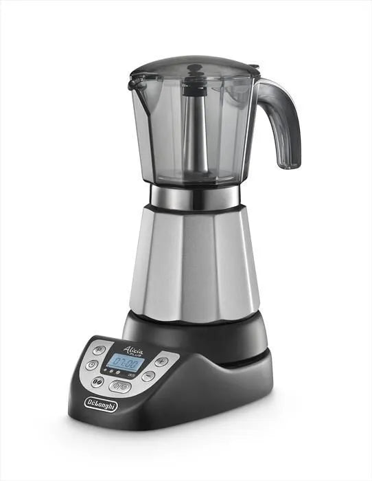 De Longhi, EMKP63.B MOKA ELETTRICA, Nero, colore argento