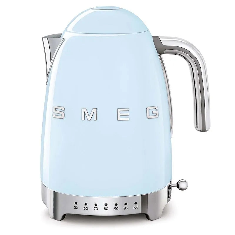 SMEG bollitore elettrico u2013, A Temperatura Variabile 50's Style modello Azzurro LUCIDO KLF04PBEU