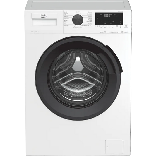 Beko lavatrice, WUX71236AI-IT - installazione libera 7kg classe di efficienza energetica D 1200 giri a Vapore Bianca