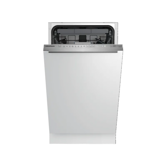 Grundig lavastoviglie, GSV 4E820 - per installazione a incasso Scomparsa Totale Slim 45 cm 11 Coperti classe di efficienza energetica E Terzo cestello