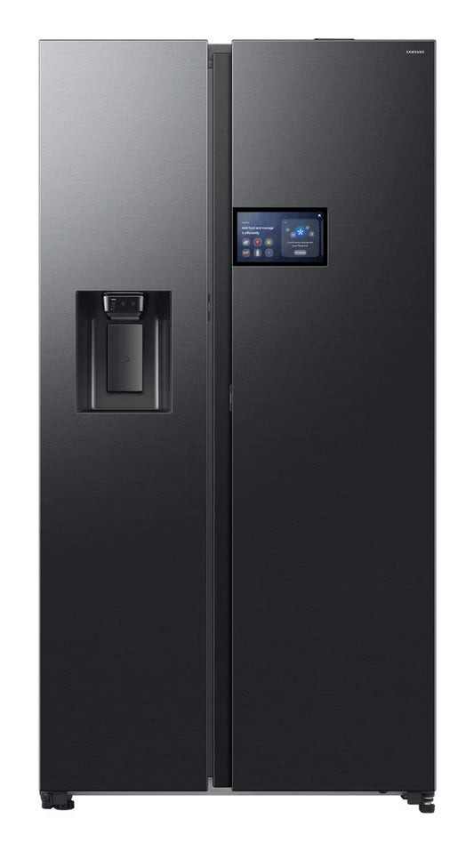 Samsung frigorifero, Serie 9 Side By Side RS90F64EDFEF 621L finitura nera AI Home No Frost