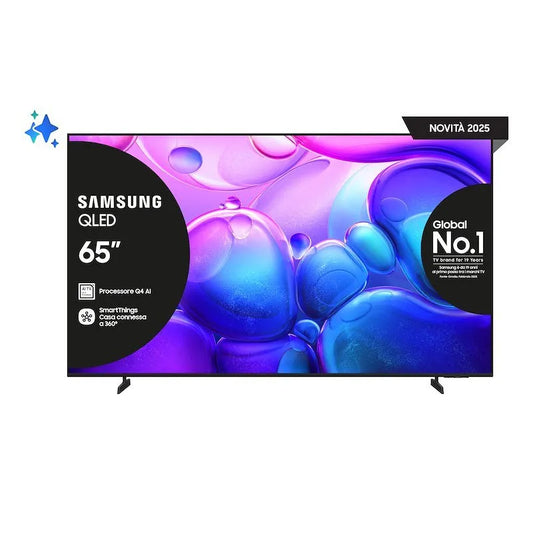 SAMSUNG modello QLED 65 Qe65q6faauxzt, TV ' finitura nera