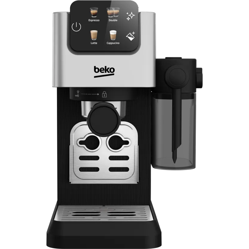 Beko macchina da caffè, CEP 5304 X - espresso 15 bar 1100 ml acciaio inossidabile e finitura nera