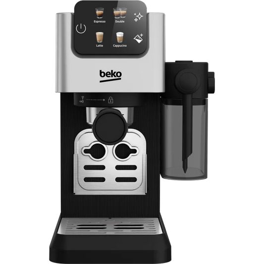 Beko macchina da caffè, CEP 5304 X - espresso 15 bar 1100 ml acciaio inossidabile e finitura nera