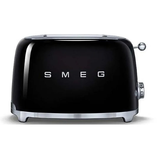 SMEG tostapane, 50's Style u2013 finitura nera LUCIDO 2x2 TSF01BLEU