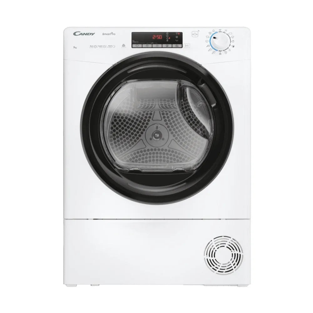 Candy asciugatrice, Smart Pro CRO4 H7A2TBE-S 7kg A++ Pompa di Calore Wi-Fi finitura bianca