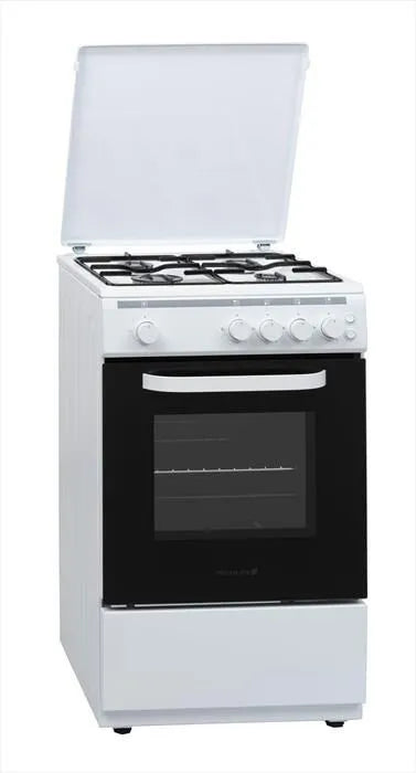 TECHLIFE, Cucina a gas TFCG50WFG, colore bianco