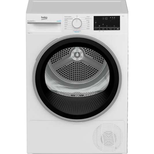 Beko asciugatrice, modello EPBT383IS - Beyond 8kg A+++ Inverter a Pompa di Calore