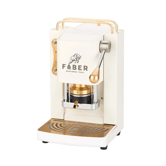 Faber, linea Italia Mini Deluxe Pro macchina caffè cialde automatica bianca 1,3L 15 bar