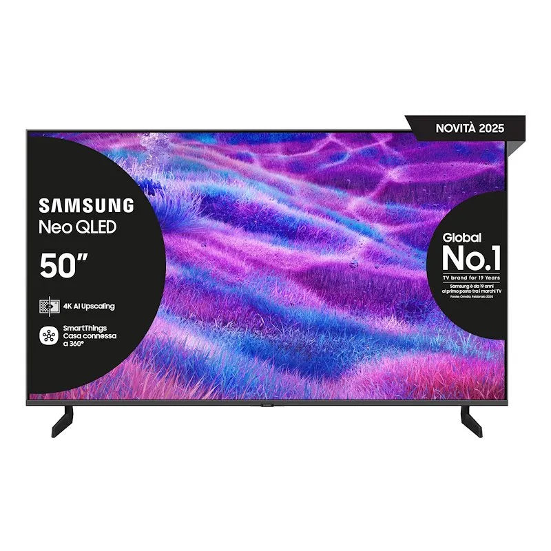 SAMSUNG modello MINILED 50 Qe50qn80fauxzt, TV ' Carbon finitura argento