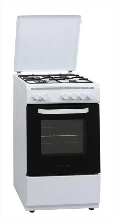 TECHLIFE, Cucina a gas TFCG50WFE Classe A, colore bianco