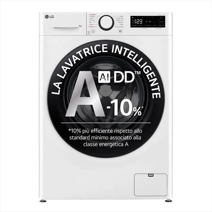 LG lavatrice, AI DD R3 F2R3S09NSWB 9kg Classe A, colore bianco