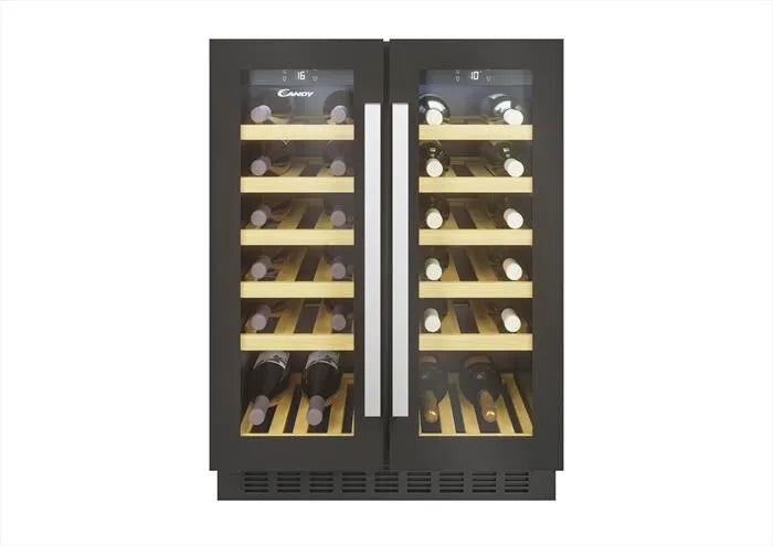 Candy cantinetta vino, CCVB 60D/1 Classe G 38 bottiglie, colore nero