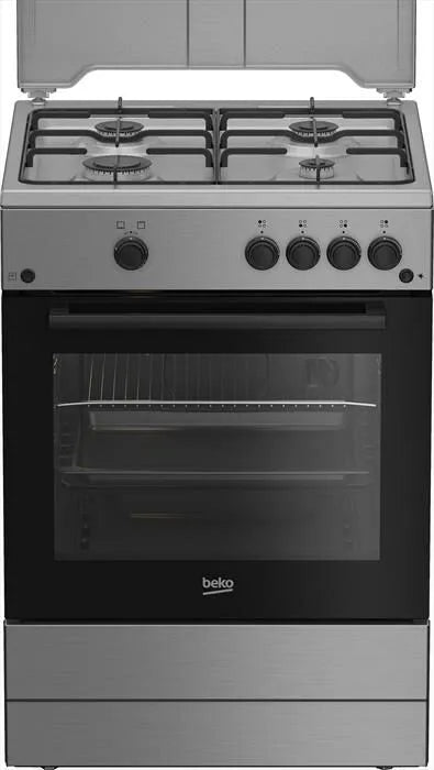 BEKO modello FBG62010DX, Cucina a gas classe di efficienza energetica A-Inox