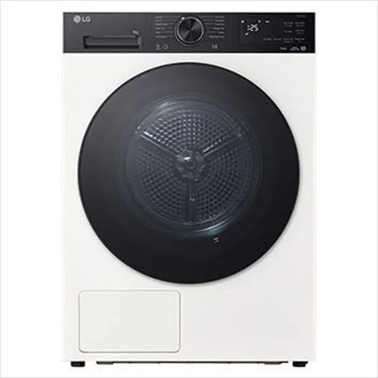 LG asciugatrice, RNX5009TWBB.AGWQPIS 9Kg classe di efficienza energetica B-Ivory finitura bianca + pannello finitura nera