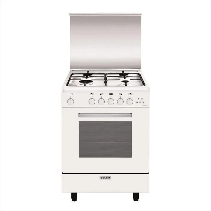 Glem Gas, Cucina a gas A654VX Classe A, colore bianco