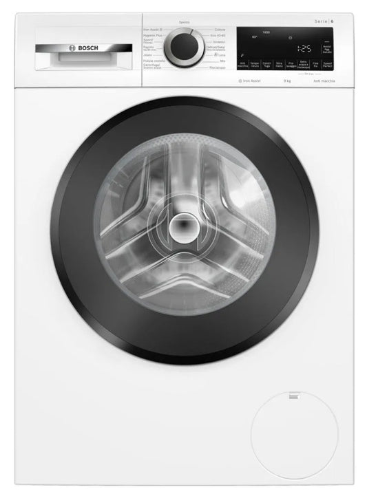Bosch lavatrice, Serie 6 WGG244Z9IT 9kg 1400 giri/min finitura bianca classe di efficienza energetica A a a carica frontale