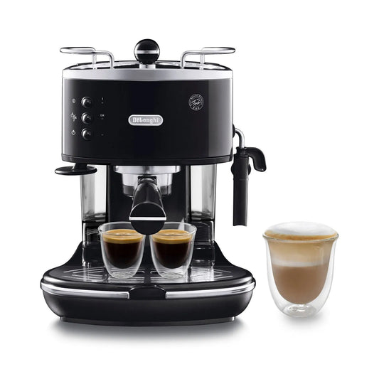 De'Longhi macchina da caffè espresso, ECO311BK Manuale 1,4L 15 bar finitura nera e acciaio inossidabile