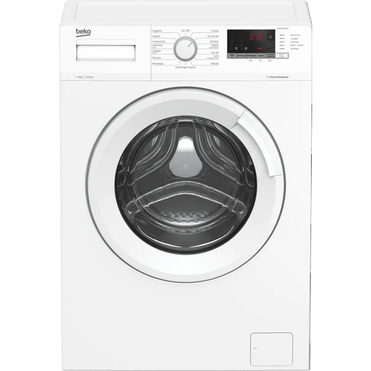 Beko lavatrice, WUXR81282WI/IT - installazione libera 8kg classe di efficienza energetica A 60cm 1200giri