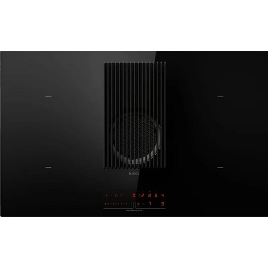 Elica piano cottura a induzione, modello PRF0185059 Nikolatesla one Prime S BL/A P/83 - Vetro finitura nera Cappa Integrata 83 cm Aspirante