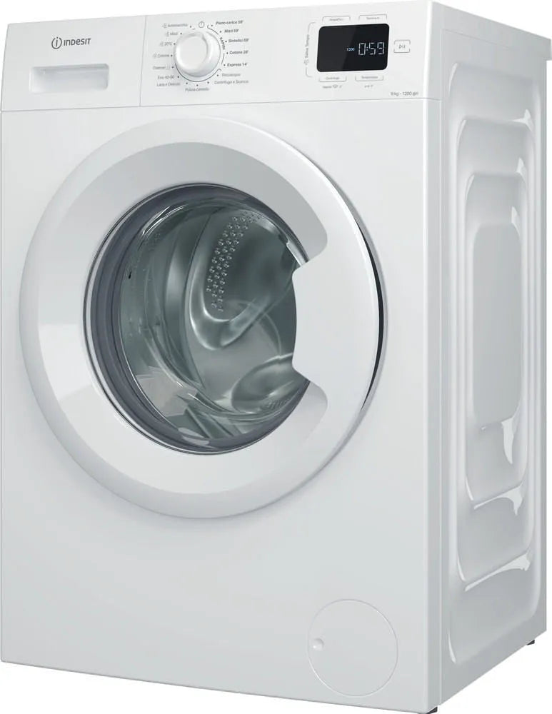 Indesit lavatrice IM 962, 9kg a a carica frontale modello 1200 Giri installazione libera Bianca