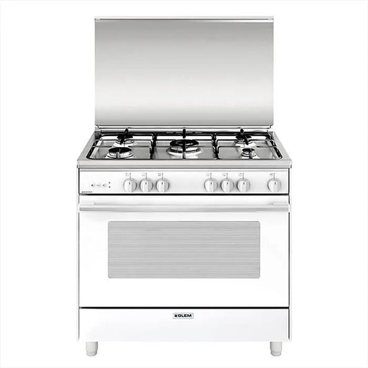 Glem Gas, Cucina a gas UN965VX Classe A, colore bianco